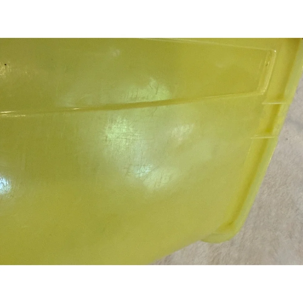 Vintage Tupperware Modular Mate Oval Yellow Container with Pour Spout‎ Lid